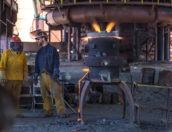 Sloss Furnaces170308c-Iron-Pours