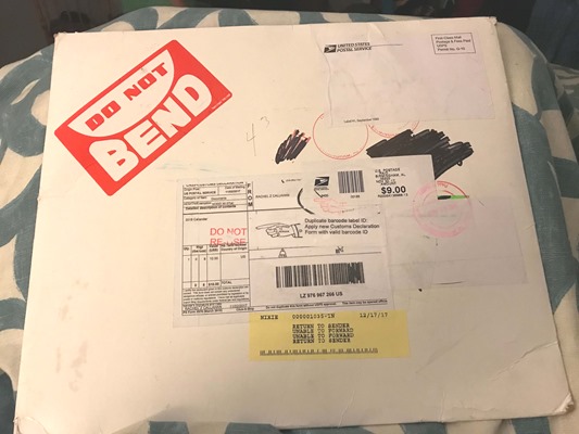 Package to England